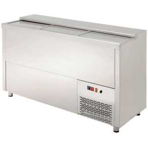 Enfriador de Botellas 5 Puertas Inoxidable Interior y Exterior de 2500 x550 x850h mm CORDOBA MRB-250I