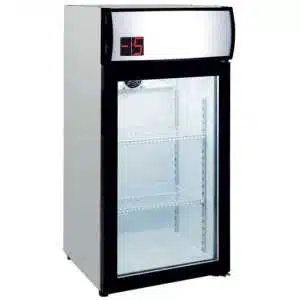 Armario Expositor Refrigerado 80 litros Subcero Puerta de Vidrio de 470X465X955h mm PEKIN SZ80L