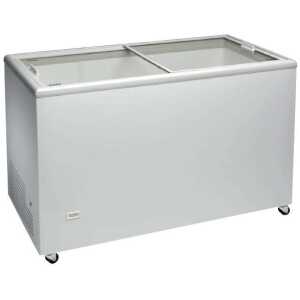 Congelador Horizontal Puerta Vidrio Corredera de 1283 x670 x895h mm AVEIRO ICE400NTVS