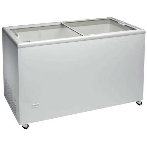 Congelador Horizontal Puerta Vidrio Corredera de 1503 x670 x895h mm AVEIRO ICE500NTVS. 67kg.