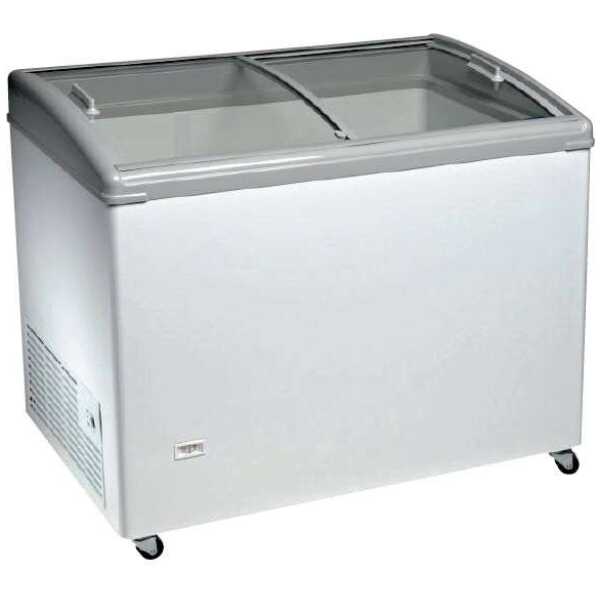 Congelador Horizontal Puerta Vidrio Curvo Corredera de 1063 x670 x900h mm AVEIRO TCHC300N