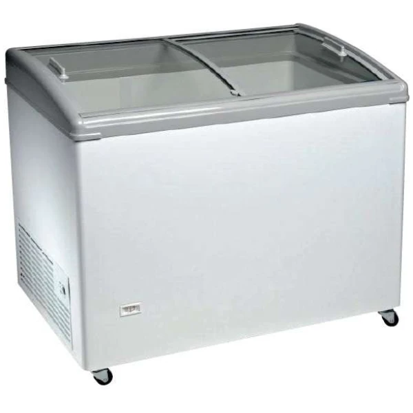 Congelador Horizontal Puerta Vidrio Curvo Corredera de 1503 x670 x900h mm AVEIRO TCHC500N