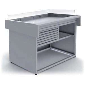 Mostrador Pescado dim.1700x950x990h mm Línea Córdoba DBFP-170