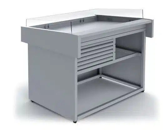 Mostrador Pescado dim.2200x950x990h mm Línea Córdoba DBFP-220