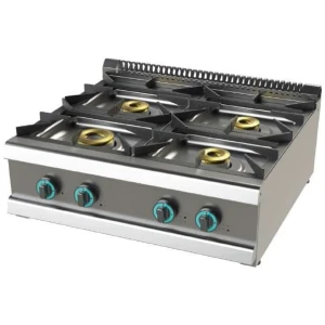 Cocina a gas sobremesa de 4 fuegos 8+4