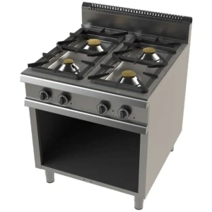Cocina a gas con mueble de 4 fuegos 4