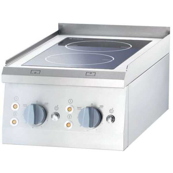 Cocina vitrocerámica sobremesa 2 zonas 400x700x850h mm 2x2