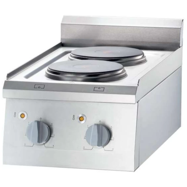 Cocina eléctrica sobremesa 4 zonas 800x700x250h mm 4x2