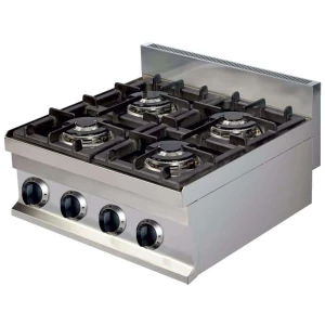 Cocina a gas sobremesa 4 fuegos 4x3