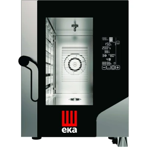Horno eléctrico convección MILLENIAL BLACK MASK COMPACTO Gastronomía 6 bandejas GN1/1 MKF611CBM Línea Padova