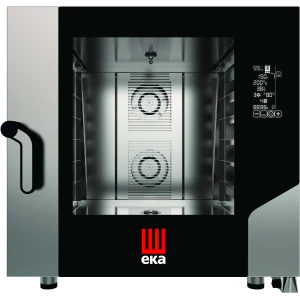 Horno eléctrico convección MILLENIAL BLACK MASK Gastronomía 6 bandejas GN2/1 MKF621BM Línea Padova