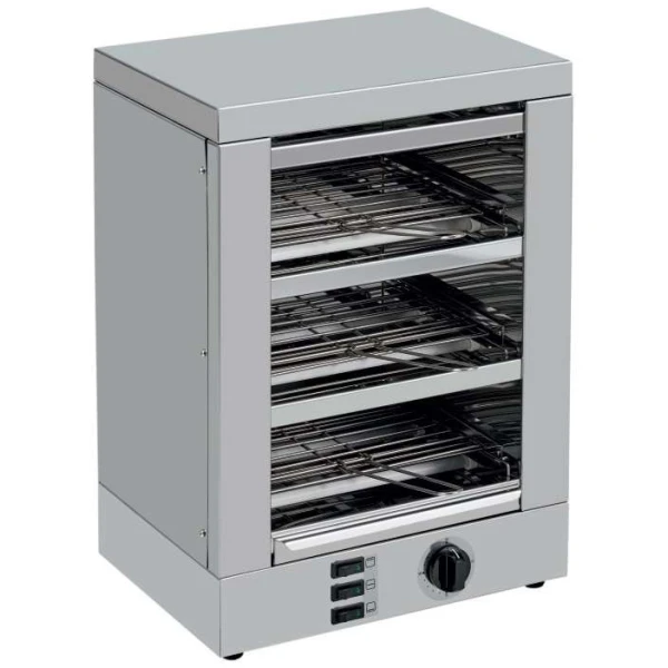 Tostador 3 pisos Slim Line  resistencias de cuarzo contemporizador 2400W TE3T
