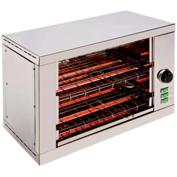 Tostador 2 pisos resistencias de cuarzo con temporizador 3000W TD2T