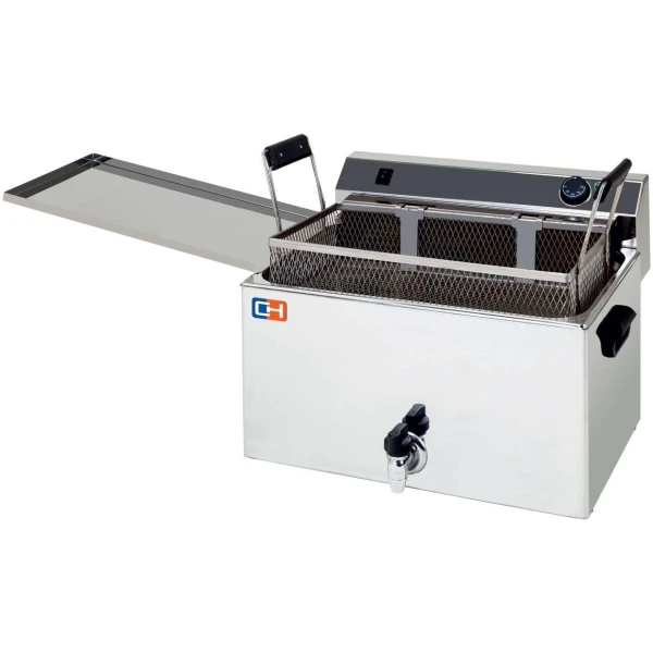 Freidora Especial Pastelería 16 litros 9 kw Trifásica de medidas 530x460x370h mm FP16L