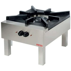 Paellero Industrial a Gas 18kw de 600x700x450h mm ESTAMBUL SPS706N (Gas Natural)