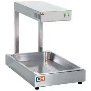 Calentador de fritos 1000W  por Radiación Infrarrojos GN1/1-65 con medidas 560x500x330h mm CIGN-1