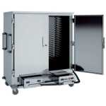 Carro Caliente Alto Doble Cuerpo 34 bandejas GN2/1de 1455 x845 x1675h mm CC-34GN
