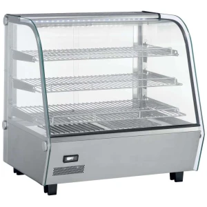 Vitrina caliente sobremostrador 120 litros de 678x568x685h mm Línea Pekín XCR-120L