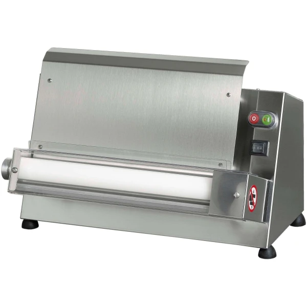 Laminadora Formadora de Pizza Semiautomática 1 rodillo de 26 a 40cm con pedal TREVISO S42MR