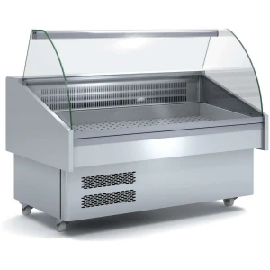 Vitrina Expositora Refrigerada Pescado / Marisco evaporador estático más placa fría dim.1505x915x1185h mm Línea Córdoba EEC-150-CC-EF