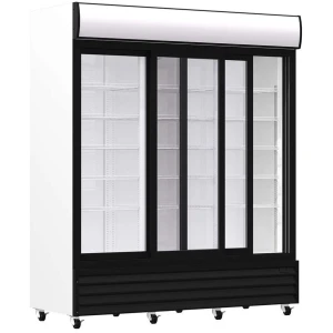 Armario Expositor Refrigerado 1600 litros 3 Puertas Deslizantes de Vidrio de 1720 x730 x2060h mm PEKIN CST1600S