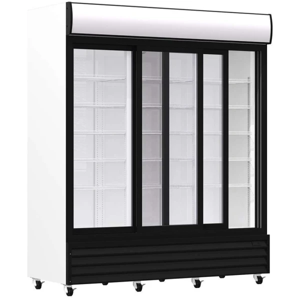 Armario Expositor Refrigerado 1600 litros 3 Puertas Deslizantes de Vidrio de 1720 x730 x2060h mm PEKIN CST1600S