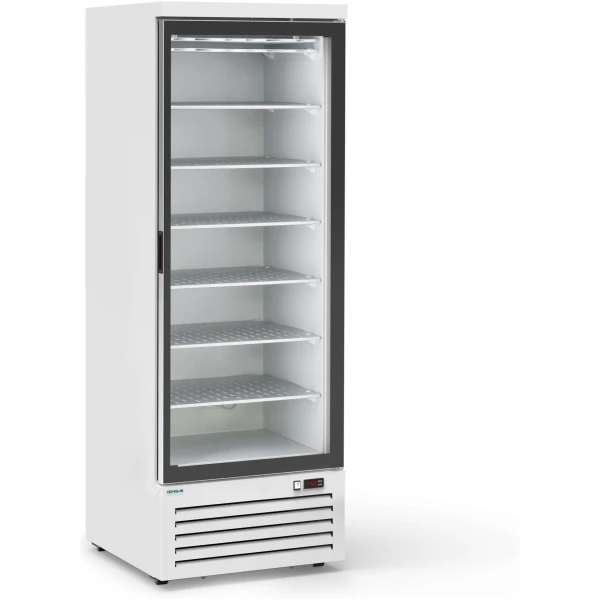 Expositor Congelación 450 Litros Lacado Plata Puerta de Cristal 700x700x2070h mm AVEIRO CVL070PVS