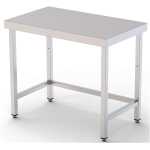 Mesa de Trabajo Acero inoxidable Central Sin Estante 1400x600x850h mm WTC160140S0