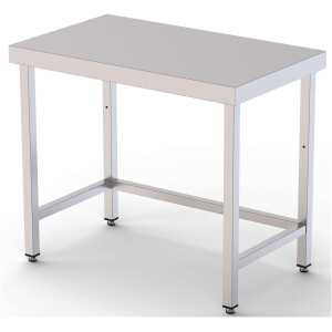 Mesa de Trabajo Acero inoxidable Central Sin Estante 2600x700x850h mm WTC170260S0
