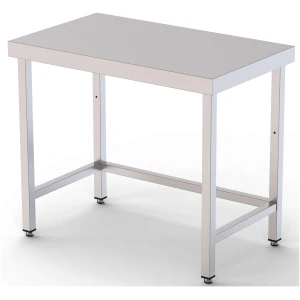 Mesa de Trabajo Acero inoxidable Central Sin Estante 2400x800x850h mm WTC180240S0