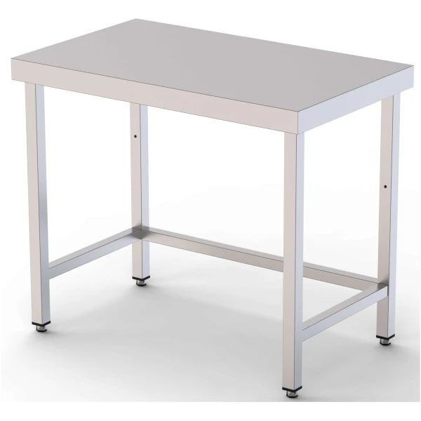 Mesa de Trabajo Acero inoxidable Central Sin Estante 1900x900x850h mm WTC190190S0