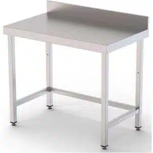 Mesa de Trabajo Acero inoxidable Mural Sin Estante 600x600x850h mm WTW160060S0