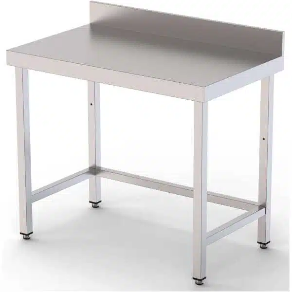 Mesa de Trabajo Acero inoxidable Mural Sin Estante 900x600x850h mm WTW160090S0
