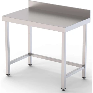 Mesa de Trabajo Acero inoxidable Mural Sin Estante 800x700x850h mm WTW170080S0. -