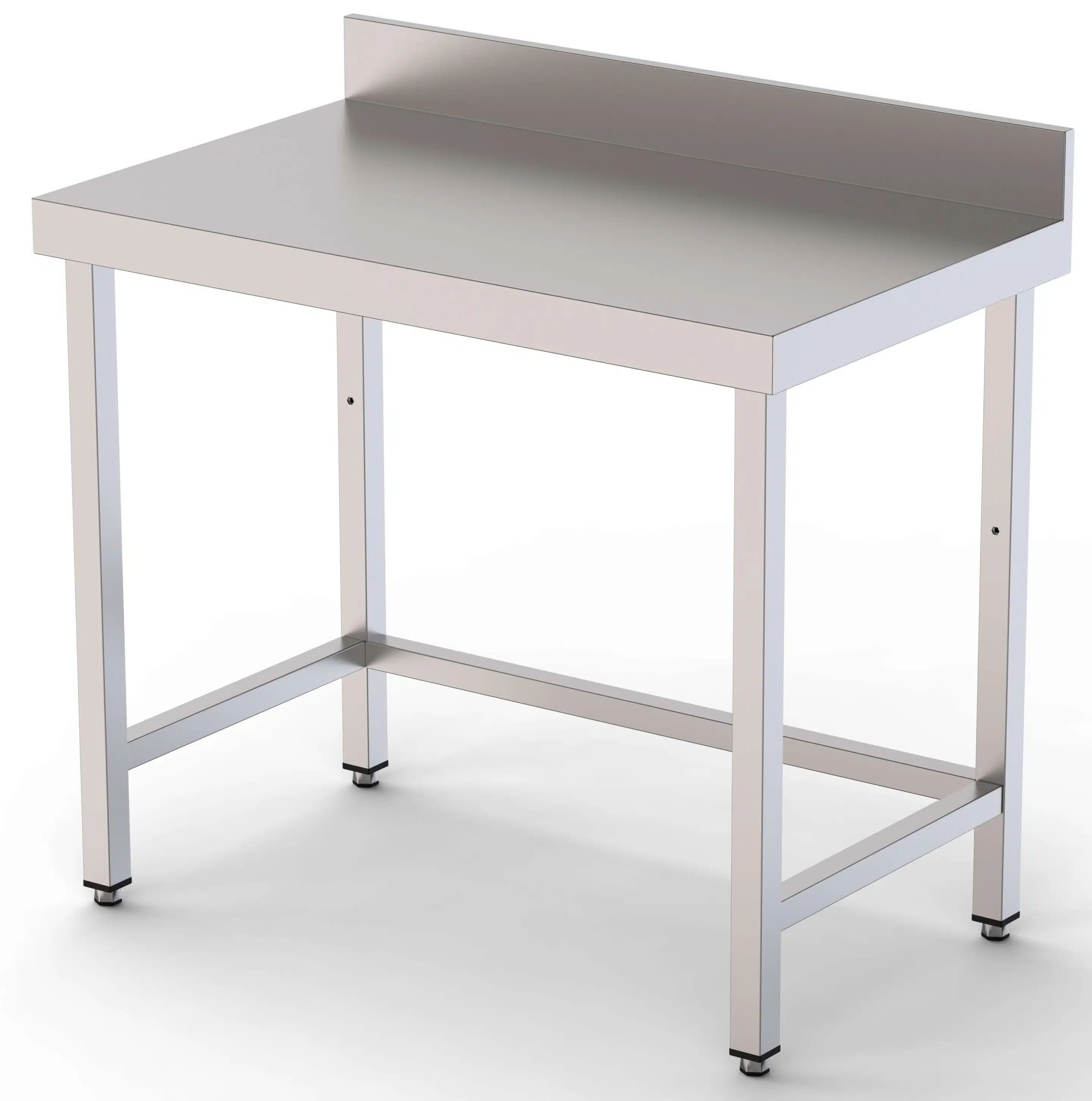 Mesa de Trabajo Acero inoxidable Mural Sin Estante 1100x700x850h mm WTW170110S0