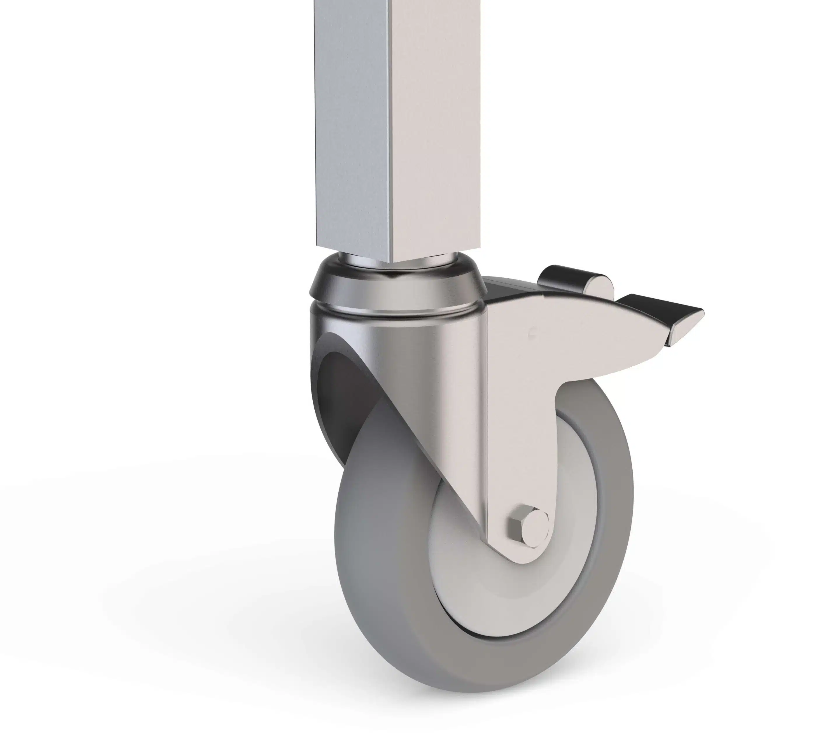 Juego de 4 Ruedas Acero Inoxidable de 1235 mm  de diámetro WTA04CASTSS