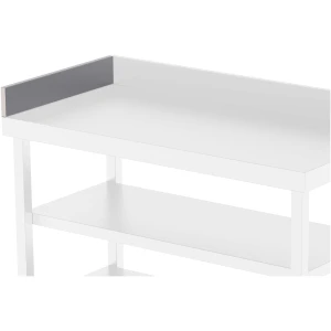 Peto de Acero Inoxidable Para Mesa Mural Lateral Izquierdo Con Fondo 600 mm WTA600LEFSS