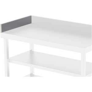 Peto de Acero Inoxidable Para Mesa Mural Lateral Derecho Con Fondo 900 mm WTA900RIGSS