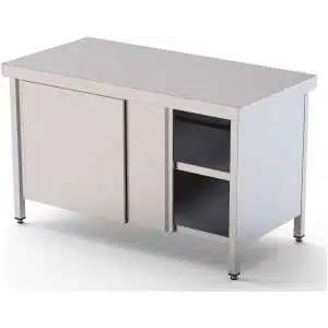 Estante Adicional Acero Inoxidable Para Mesa De Trabajo Fondo 700 Con Longitud De Mesa 2800 mm WTA702800AS