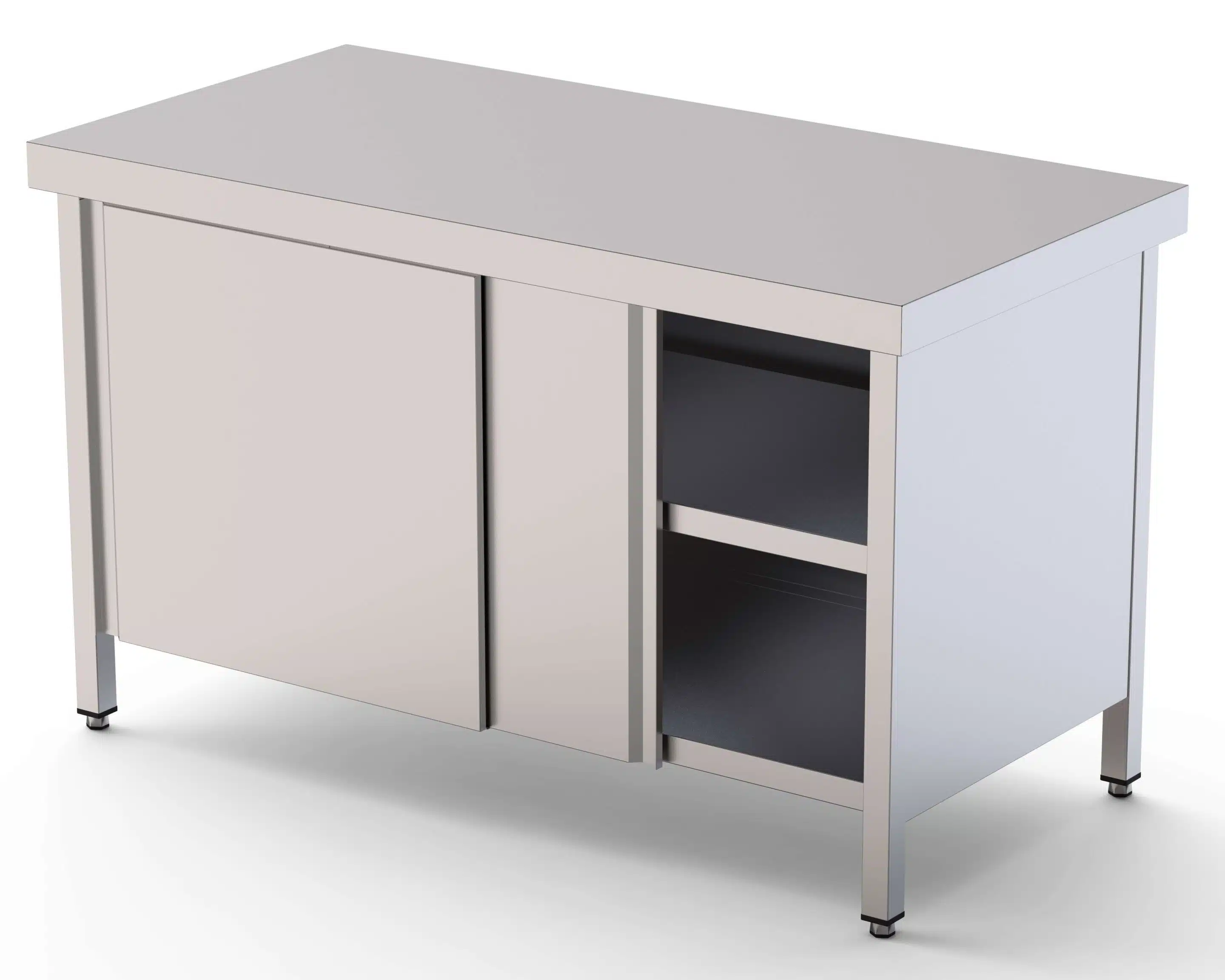 Estante Adicional Acero Inoxidable Para Mesa De Trabajo Fondo 900 Con Longitud De Mesa 2200 mm WTA902200AS