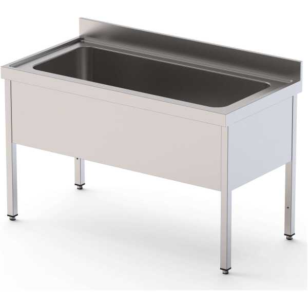 Fregadero Gran Capacidad Acero Inoxidable 1 Cuba Derecha Fondo 700 Con Mueble Sin Estante 1800x700x850h mm IS1718R1HCS0