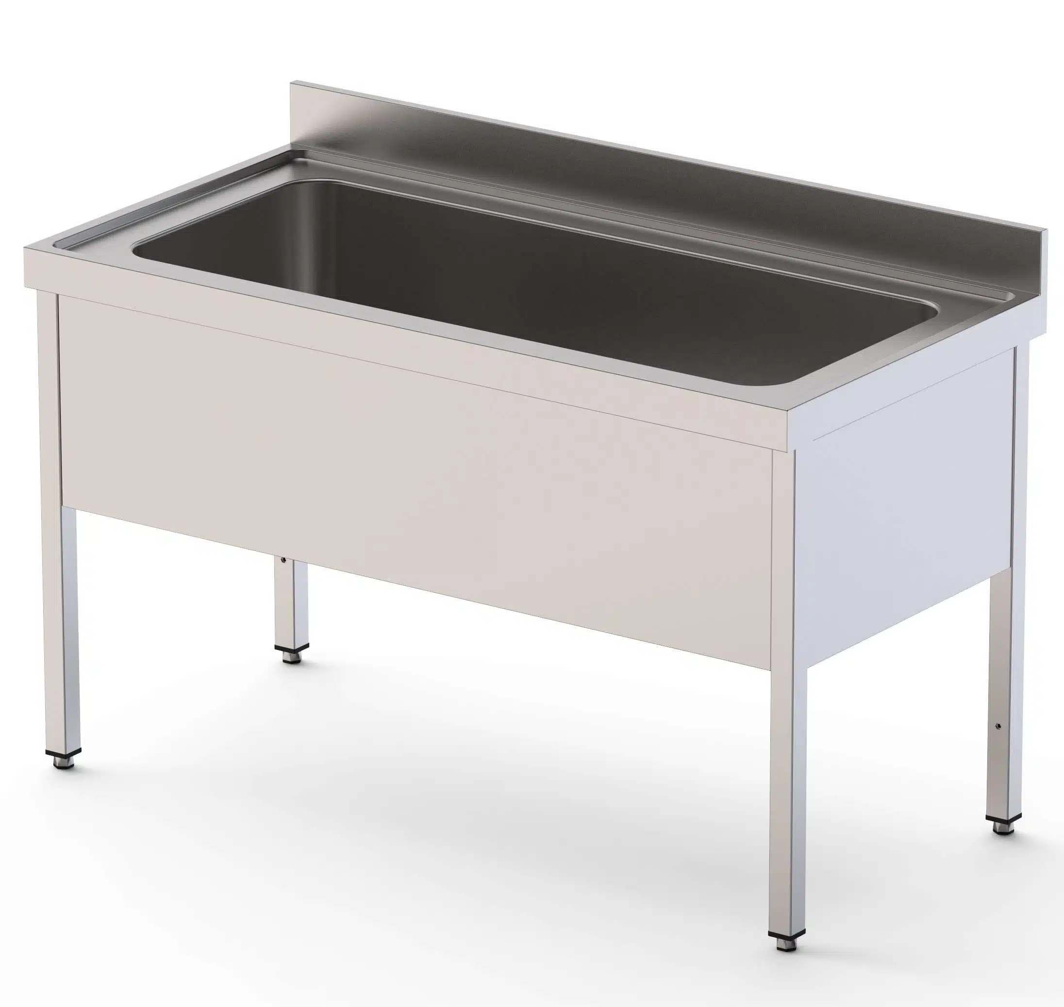 Fregadero Gran Capacidad Acero Inoxidable 1 Cuba Derecha Fondo 700 Con Mueble Sin Estante 1800x700x850h mm IS1718R1HCS0