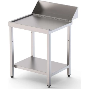 Mesa Acero Inoxidable Para Lavavajillas De Entrada y Salida Con Estante 1100x750x800h mm IS17511DWOUTS1