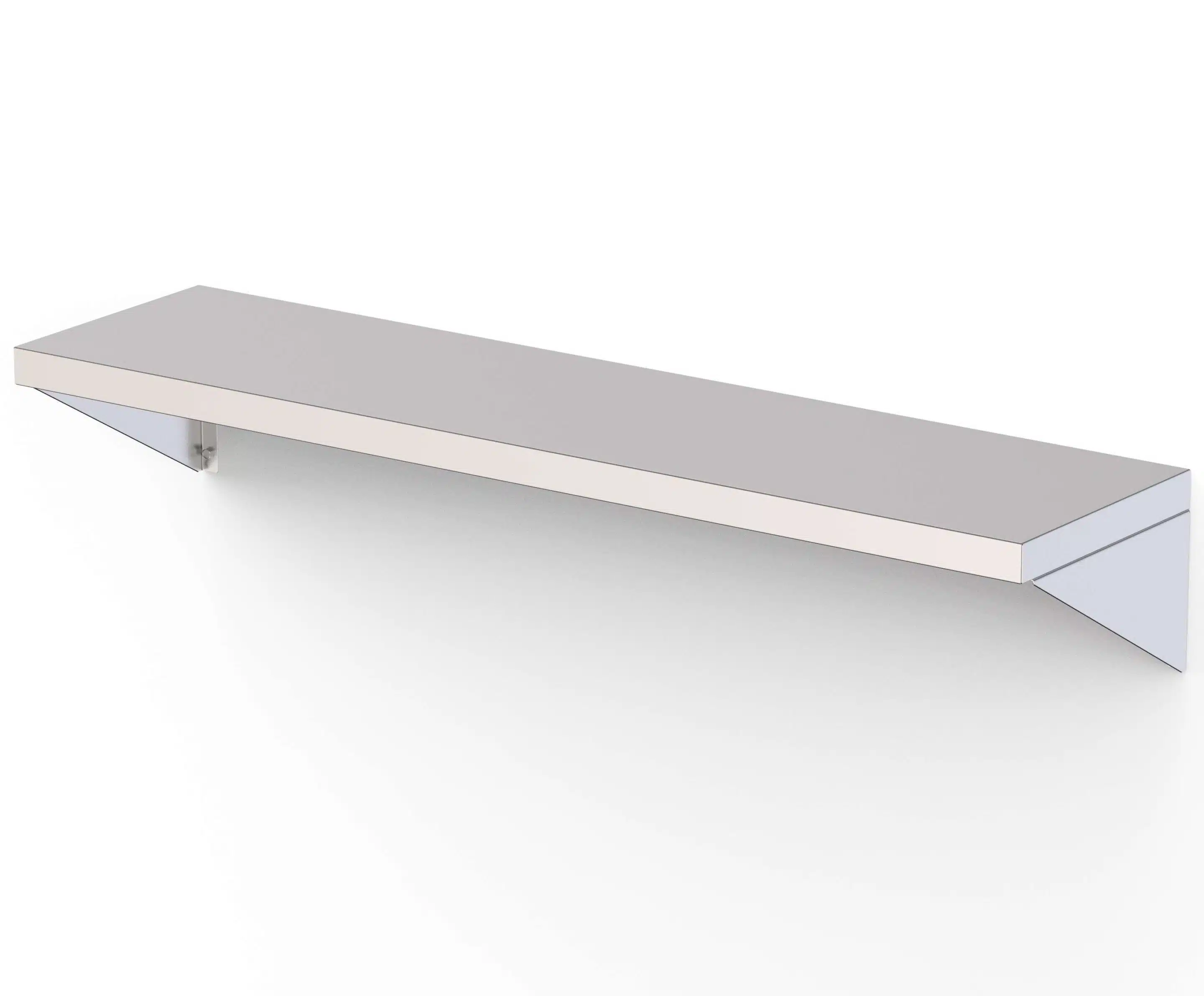 Estantería Mural Acero Inoxidable Con Cartela Fondo 300 de 1600x300x200h mm WMS3163020B