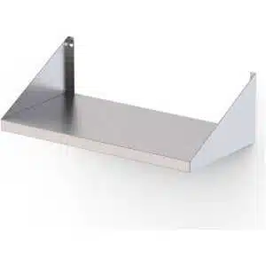 Estantería Mural Acero Inoxidable Para Microondas Fondo 400 de 600x400x250h mm WMS4064025MW