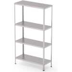 Estantería de Pie Acero Inoxidable Fondo 300 1200x300x1800h mm FS120318S40   31