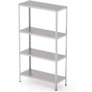 Estantería de Pie Acero Inoxidable Fondo 500 de 1000x500x2000h mm FS100520S40