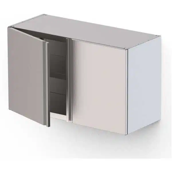Armario Mural Acero Inoxidable Con 1 Puerta Abatible 600x400x600h mm WMC060460SW