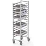 Carro Bandejero Acero Inoxidable Para 16 Bandejas GN1/1 460x640x1700h mm TT16NGN1100