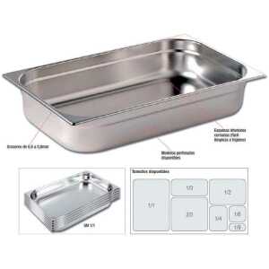 Tapas Cubetas GN Acero Inoxidable de GN1/1 PEKIN GNCH1 (ref.10630)